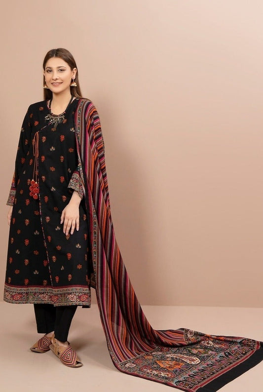 Kayseria Embroidered Dhanak 3pc Winter Collection Womens Wear By Alif Collection