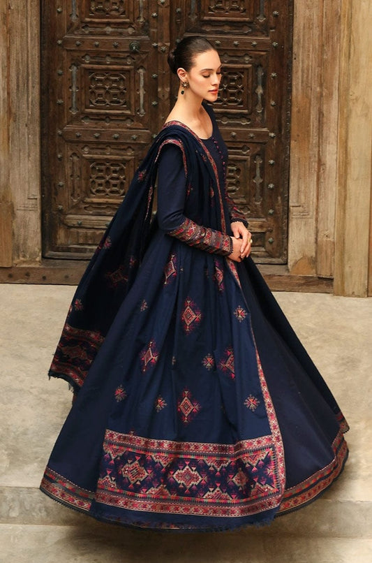 Bareeze Embroidered Dhanak 3pc Suit By AlifCollection.pk | Winter Collection - Unstitched Suits Online in Pakistan