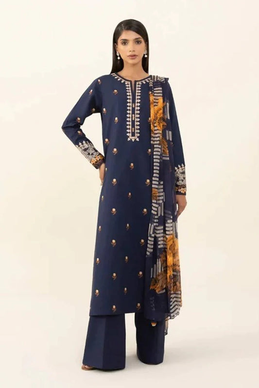 Sapphire Embroidered Lawn Three Piece SP-7435