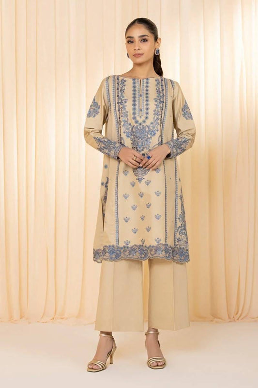 Azure Marigold Lawn Collection Embroidered Suit AZ-1214
