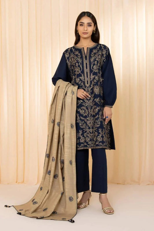 Sapphire Embroidered Lawn Three Piece SP-0745