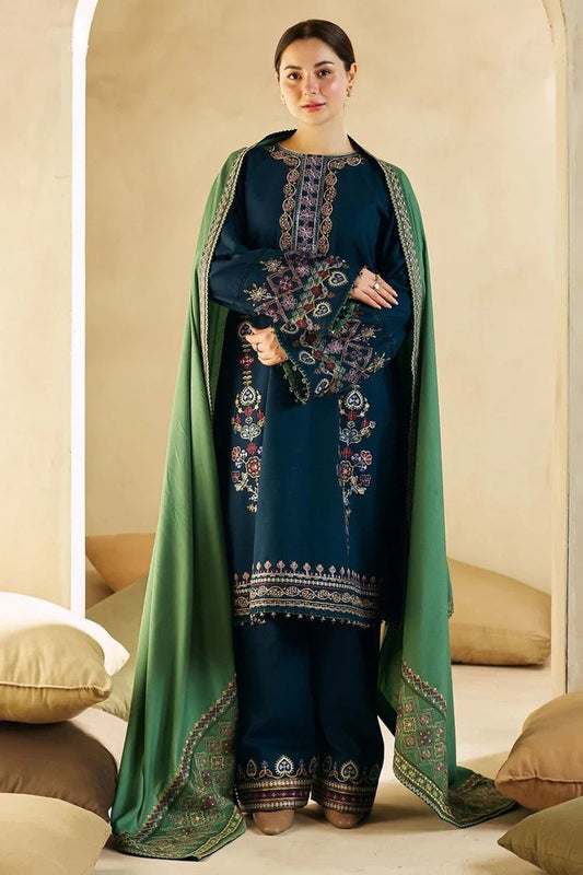 Zara Shah Jahan Embroidered 3pc Lawn Suit ZSJ-548