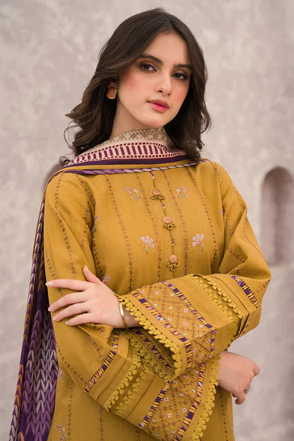 Jazmin Embroidered Lawn 3pc Suit JZ-521