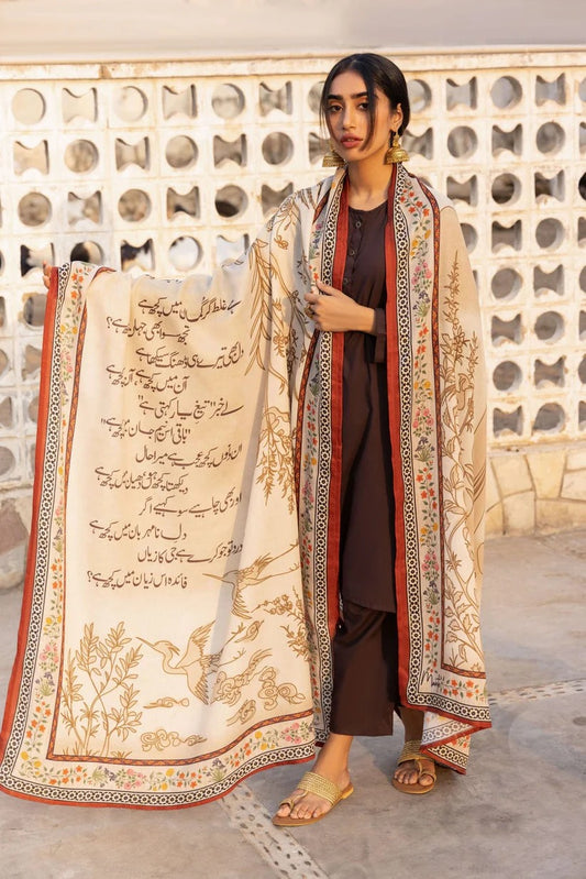 Manto Linen Three Piece By Alif Collection
