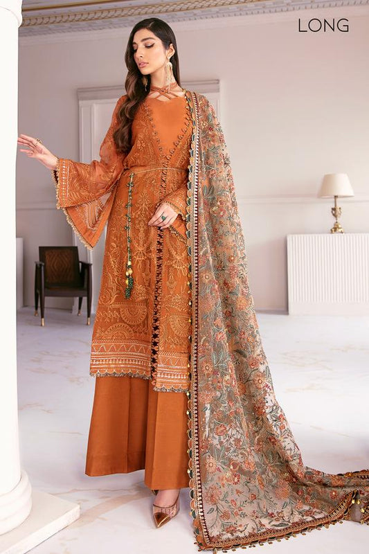 Cross Stitch Winter Embroidered Three Piece By Alif Collection