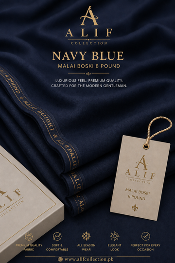 Malai Boski-8 Pound Navy Blue