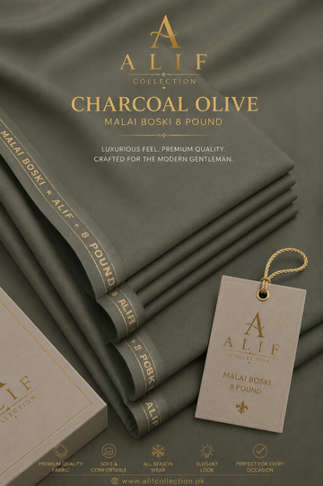 Malai Boski-8 Pound Charcoal Olive