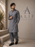 Premium Wash & Wear | Smoke Grey ALIF Collection
