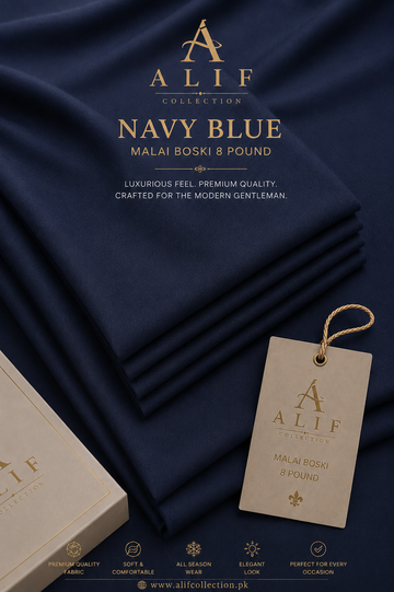 Malai Boski-8 Pound Navy Blue