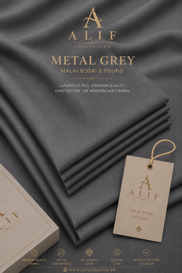 Malai Boski-8 Pound Metal Grey